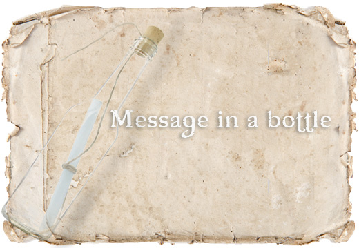 Message in a bottle